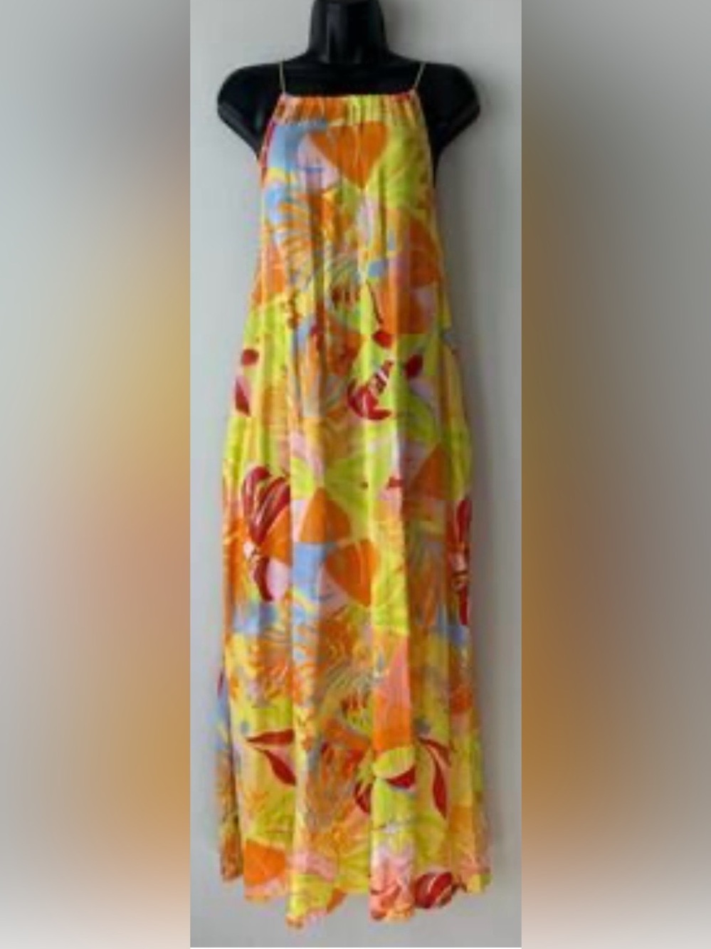 C&C California Linen Blend Swim Cover-up Dress. Sz L